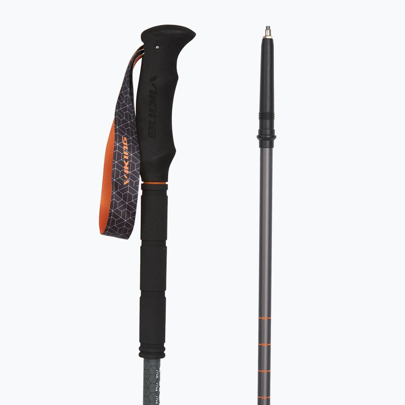 Bastoncini da sci alpinismo Viking Kangri grey/orange 3