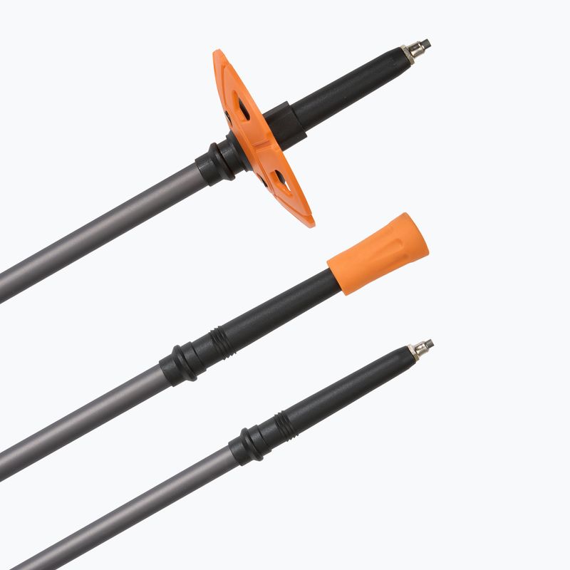 Bastoncini da sci alpinismo Viking Kangri grey/orange 6