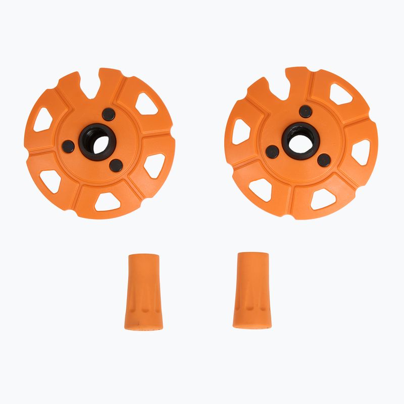 Bastoncini da sci alpinismo Viking Kangri grey/orange 7