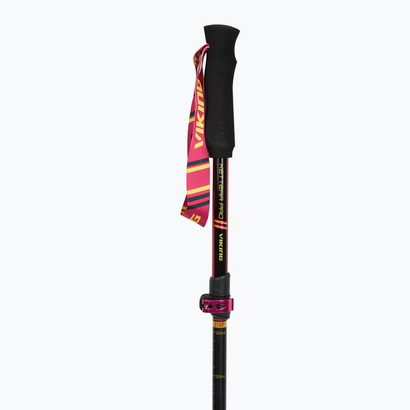 Bastoncini da trekking Viking Kettera Pro black/fuchsia 2