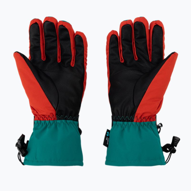 Guanti da sci da uomo Viking Brother Louis multicolore/marrone 2