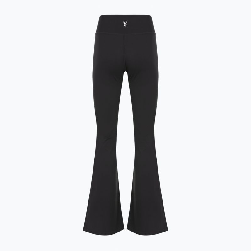 Leggings sportivi da donna Cardio Bunny HCB-125 Flare black 8