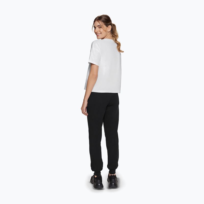 Maglietta da allenamento donna Cardio Bunny Bianco brillante 4