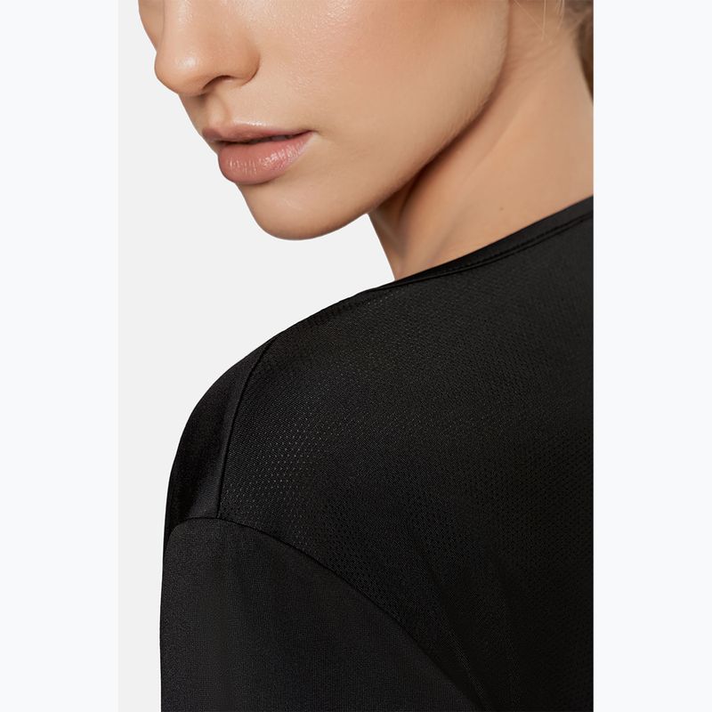 Maglietta da allenamento donna Cardio Bunny Fog nero 6