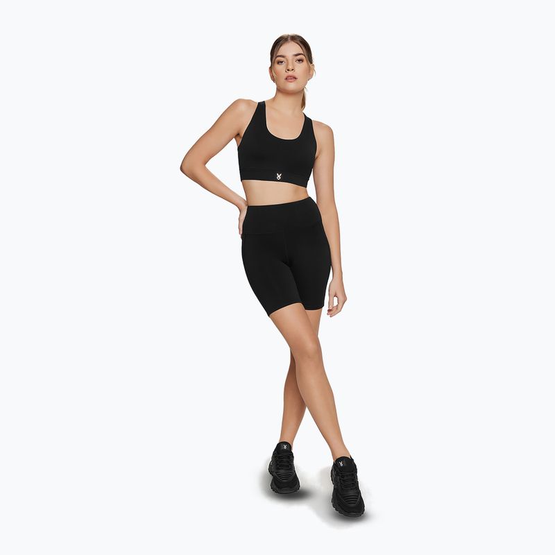 Pantaloncini da allenamento Cardio Bunny Chilly da donna, nero 2
