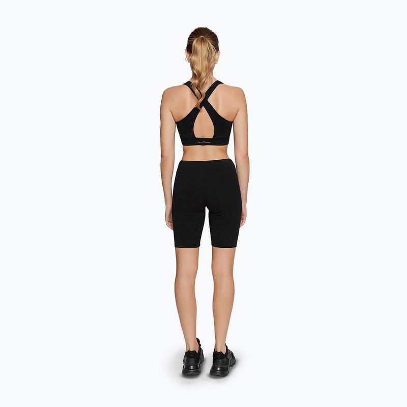 Pantaloncini da allenamento donna Cardio Bunny Cloud nero 4