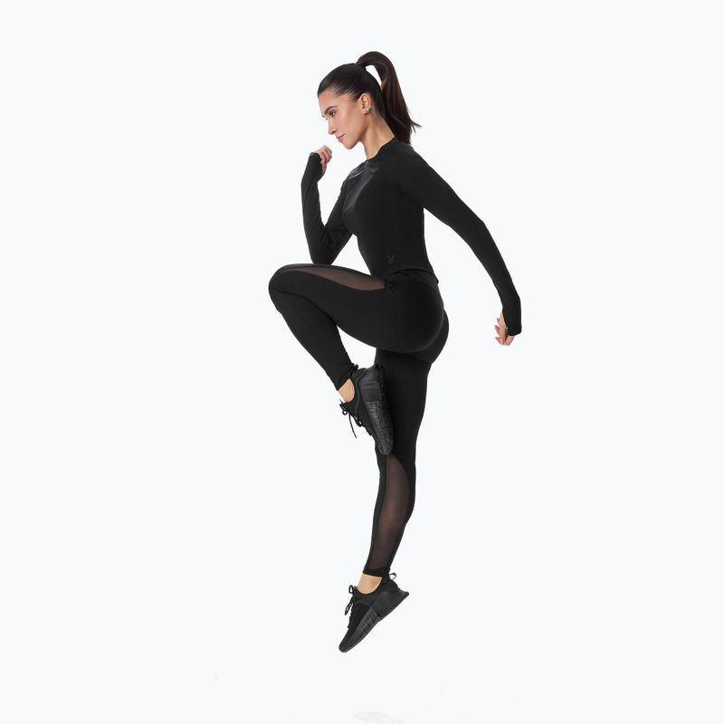 Leggings da allenamento da donna Cardio Bunny HCB-126-006 black 4