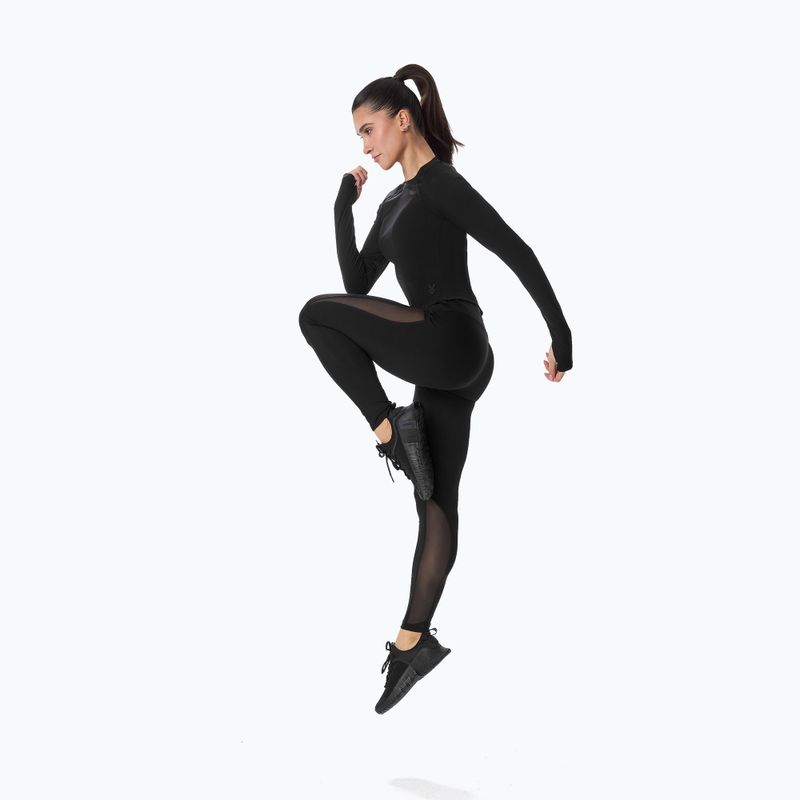 Maglia a maniche lunghe da allenamento da donna Cardio Bunny  black 4