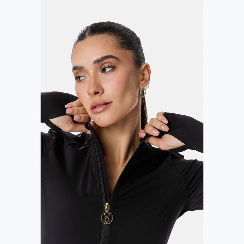 Felpa da allenamento donna Cardio Bunny Zipper Blouse black 6