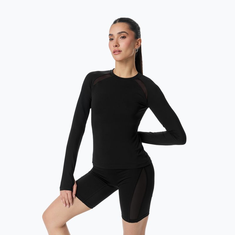 Pantaloncini da allenamento da donna Cardio Bunny Black biker 4