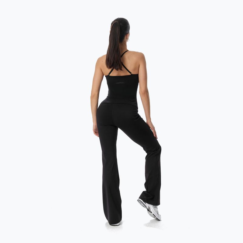 Maglietta da allenamento da donna Cardio Bunny With Built-in Black bra 3