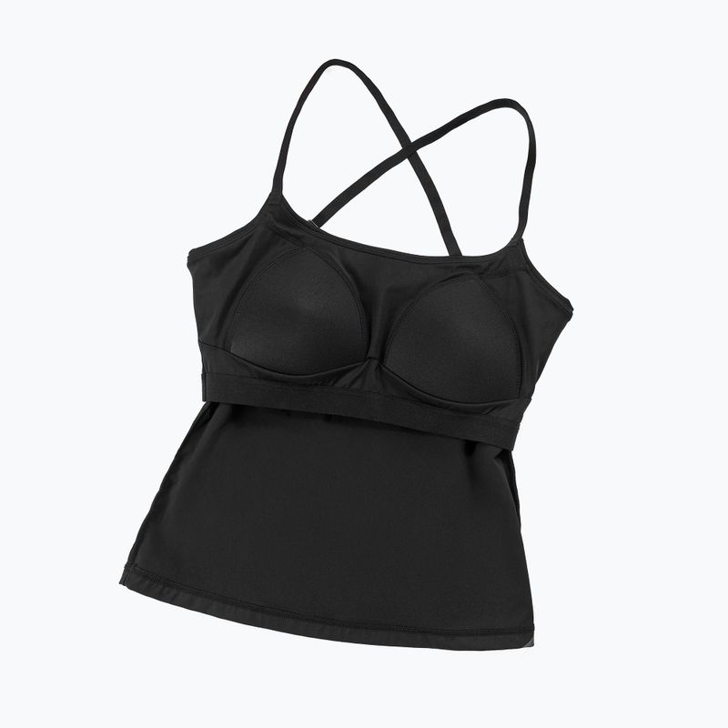 Maglietta da allenamento da donna Cardio Bunny With Built-in Black bra 6