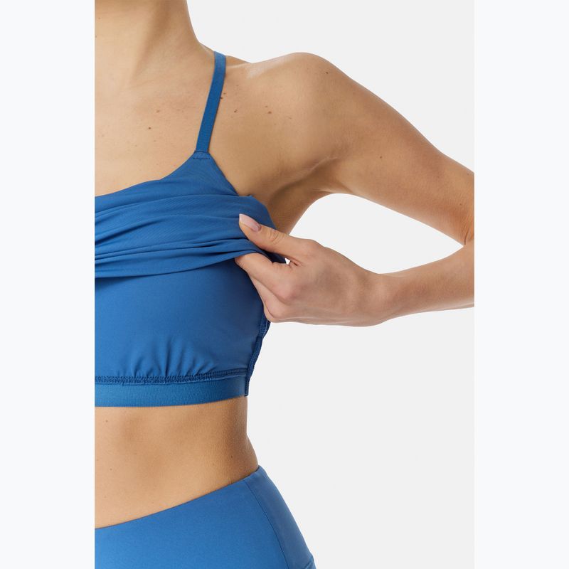 Maglietta da allenamento da donna Cardio Bunny With Built-in Blue Bra 6