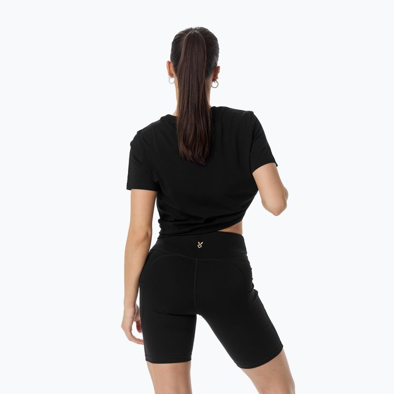 Pantaloncini da allenamento da donna Cardio Bunny Black biker 3
