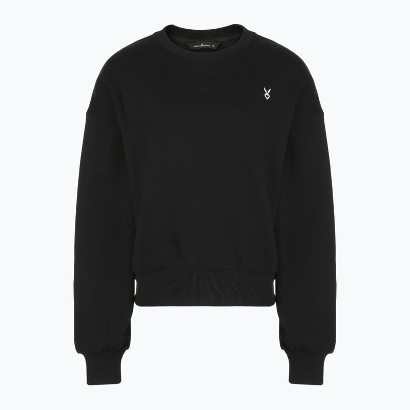 Felpa sportiva donna Cardio Bunny HCB-125 black 6