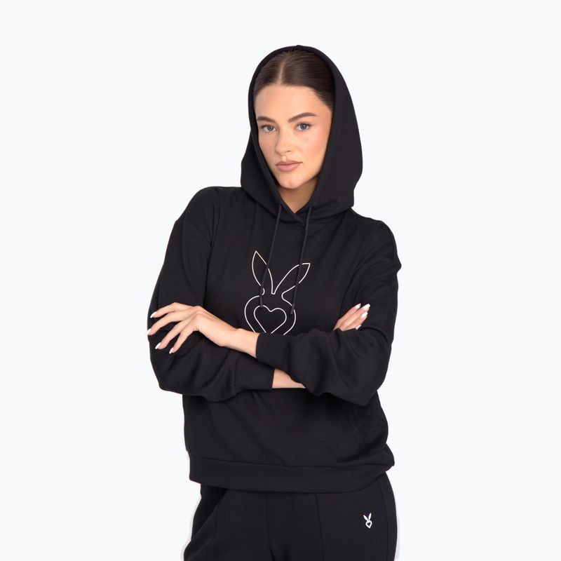 Felpa da allenamento donna Cardio Bunny HCB-125 black 4