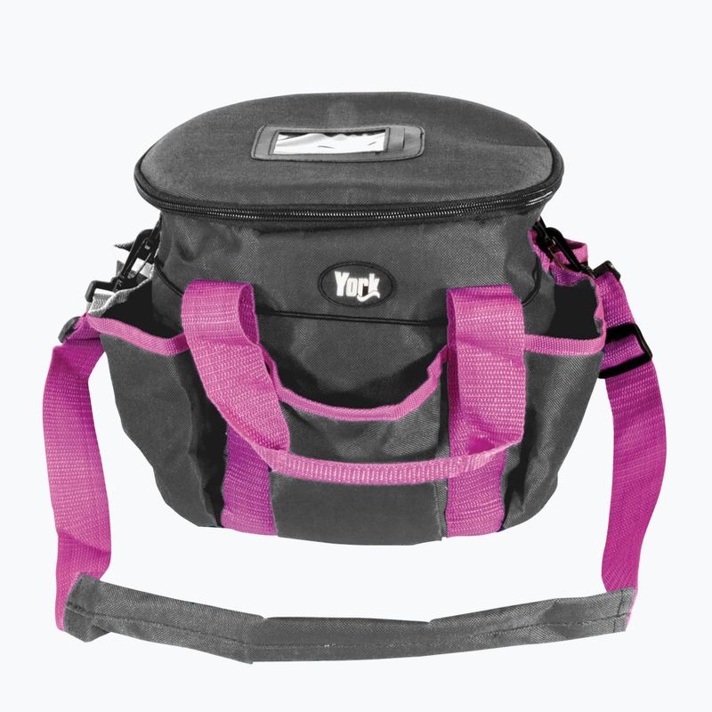 Borsa York per accessori equestri 280108 grigio/lilla 7