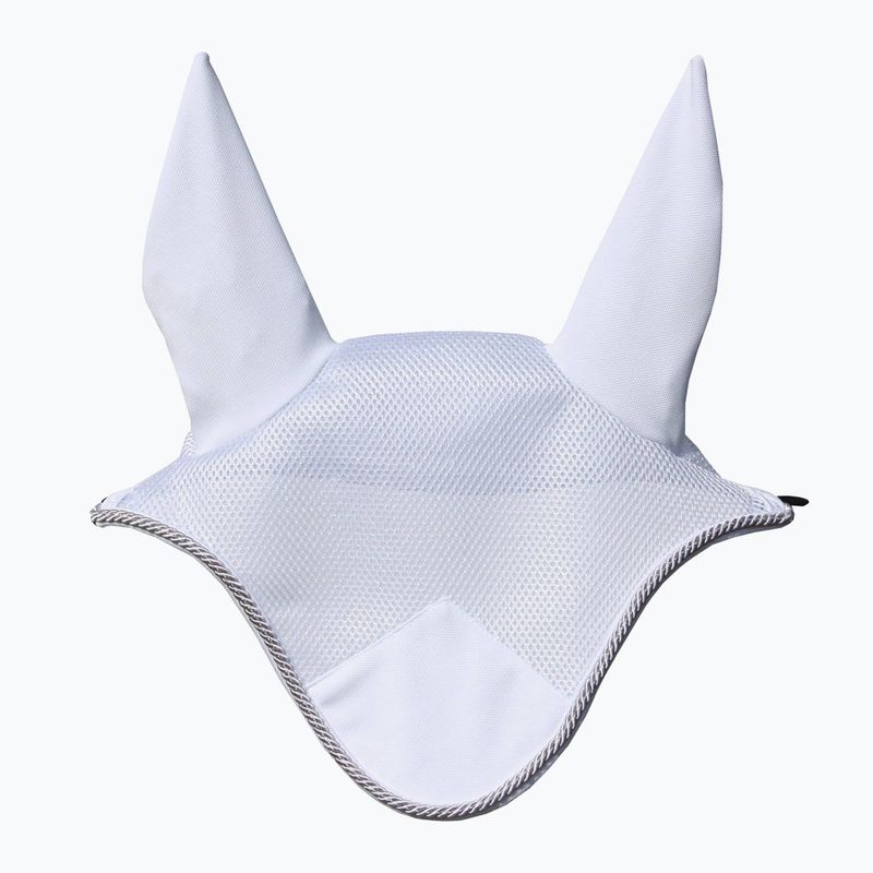 Paraorecchie York Air Mesh per cavalli, bianco