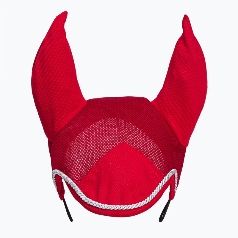 Paraorecchie York Air Mesh per cavalli, rosso 2
