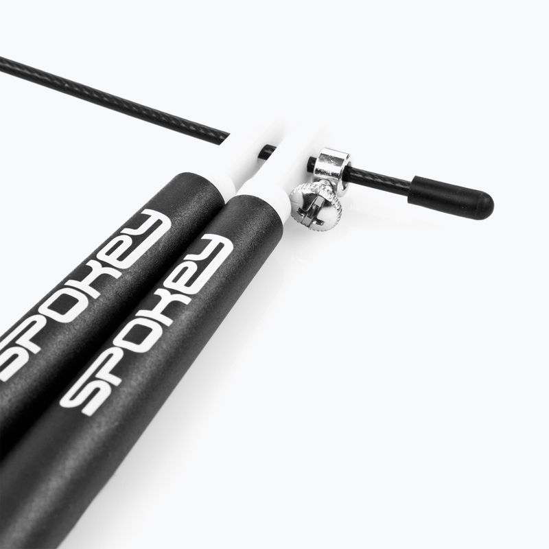 Spokey Crossfit corda per saltare nera 834195 3