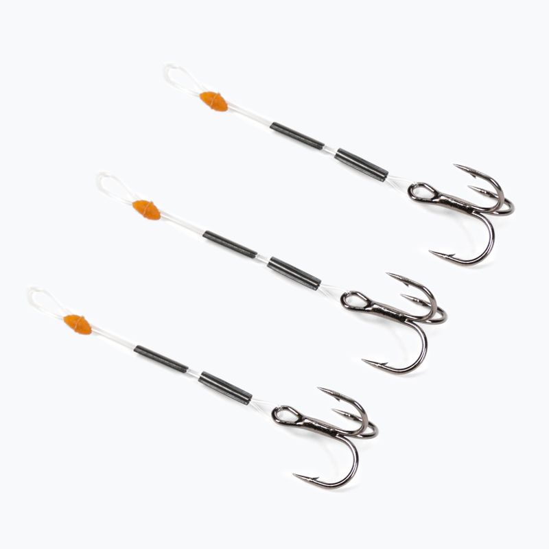 DRAGON V-Lures mulinello per esche per lucioperca 3 pezzi nero PDF-51-008-0804 2