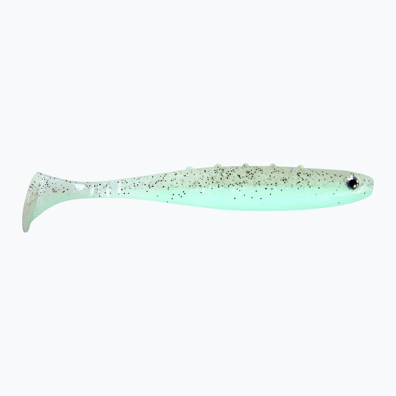 DRAGON V-Lures Aggressor Pro 2 pezzi esca in gomma glow black glitter CHE-AG50D-15-050