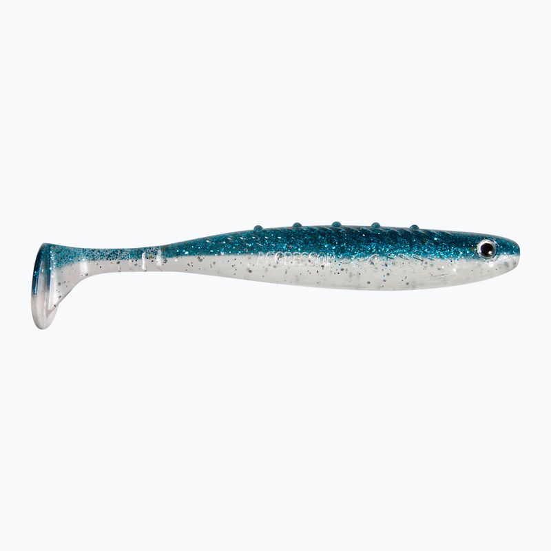 DRAGON V-Lures Aggressor Pro 2 pezzi sparky azzurro esca in gomma CHE-AG50D-20-216