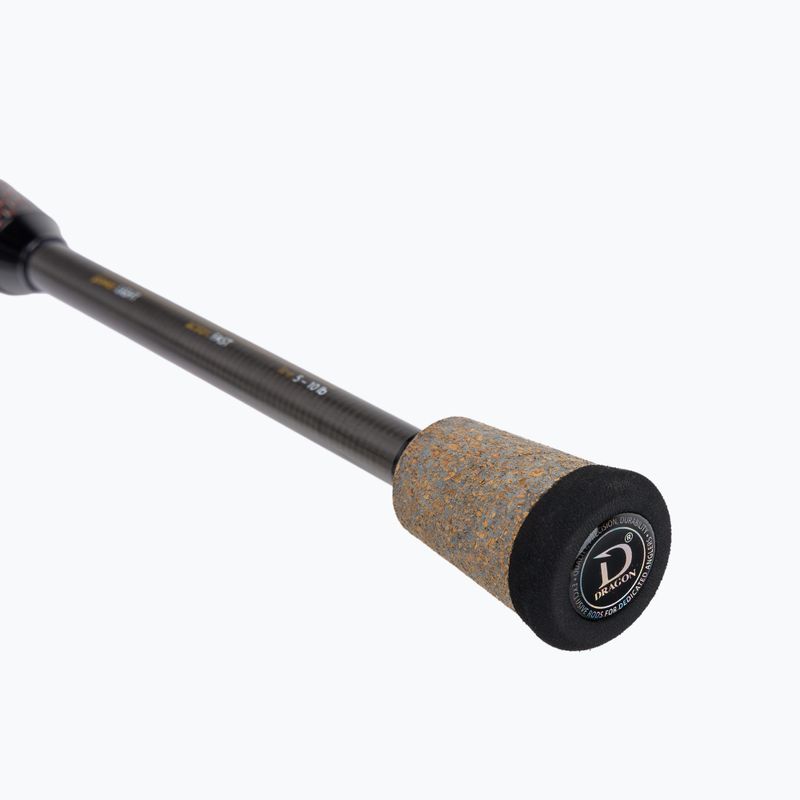 DRAGON ProGUIDE Serie X canna da spinning / spinn nero CHC-26-84-198 4