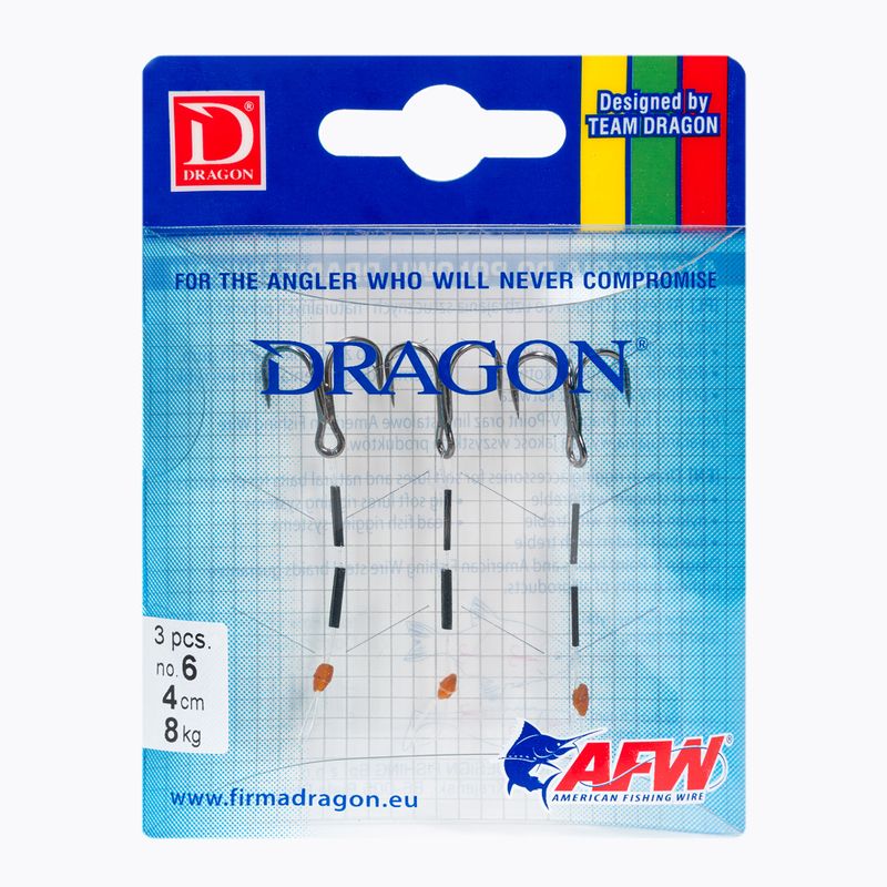 DRAGON V-Lures Sandpiper mulinello per esche artificiali 3 pezzi nero PDF-51-006-0804