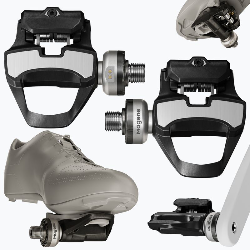 Pedali per bicicletta Magene P715 S SPD-SL silver 10
