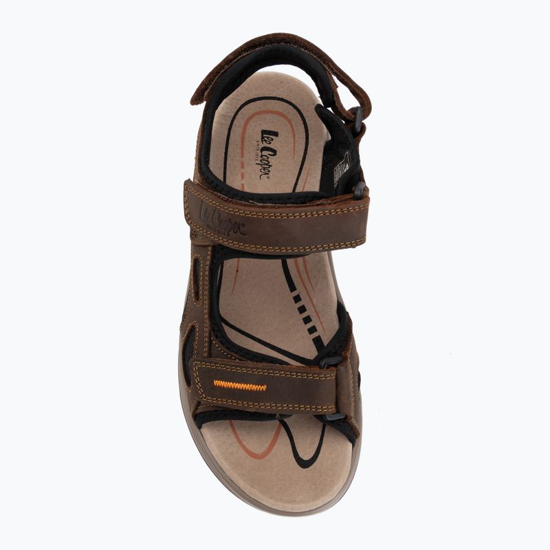 Sandali da uomo Lee Cooper LCW-26-01-4024MA brown 5