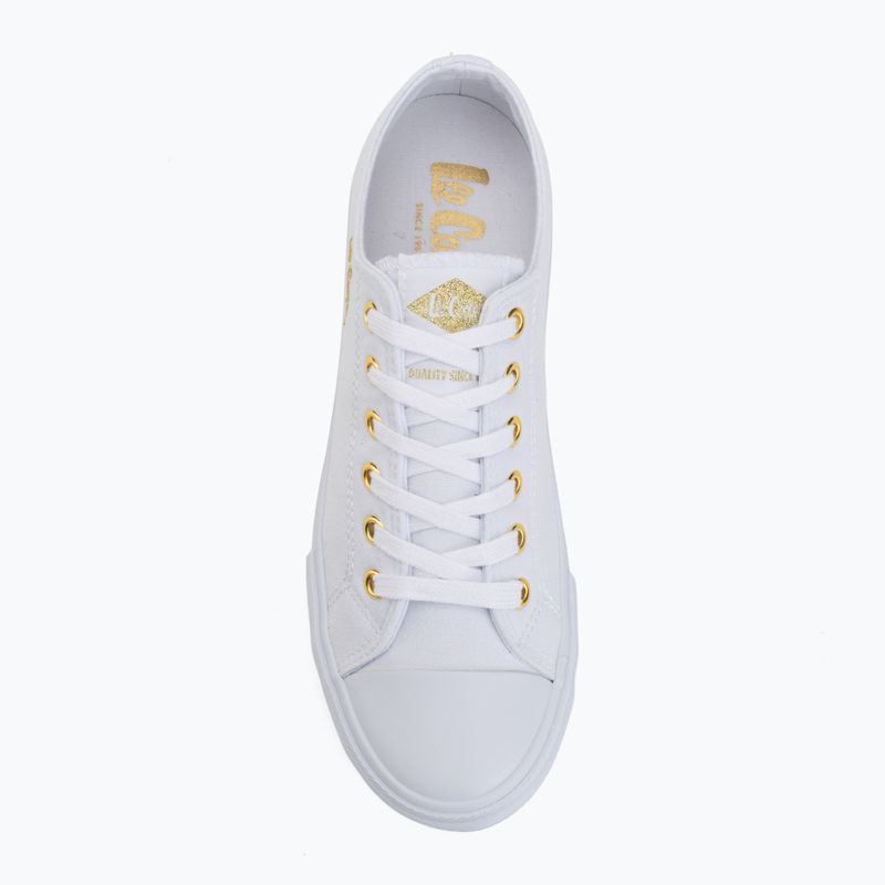 Sneakers da donna Lee Cooper LCW-26-02-4056LA white/gold 5