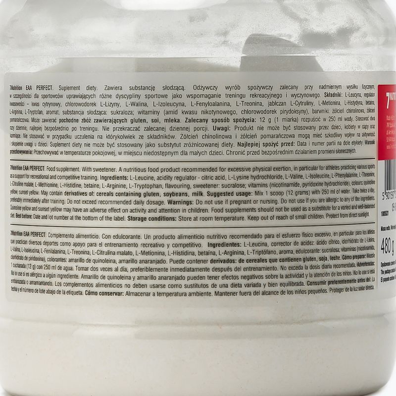 Aminoacidi 7Nutrition EAA Perfect 480 g Arancione 2