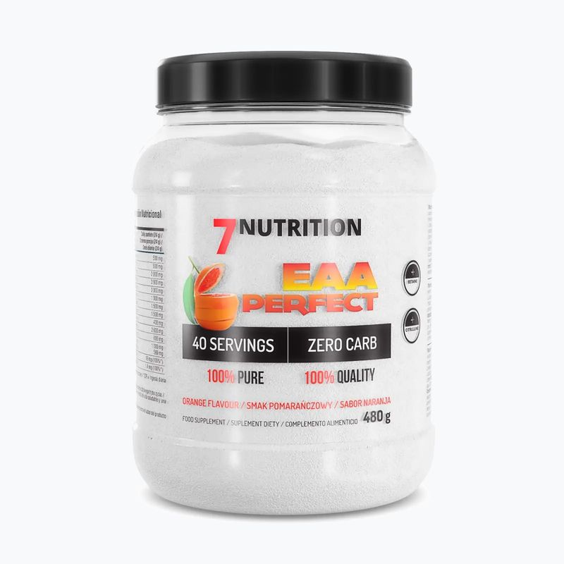 Aminoacidi 7Nutrition EAA Perfect 480 g Arancione