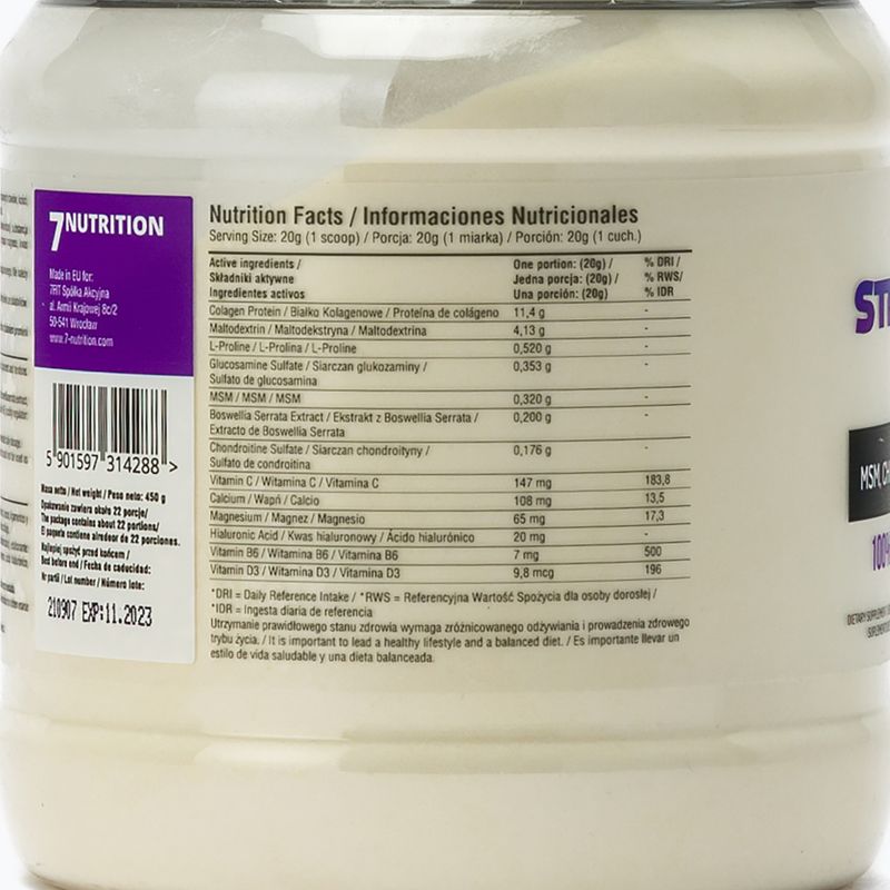 Integratore 7Nutrition Steel Joints Drink 450 g Limone 3