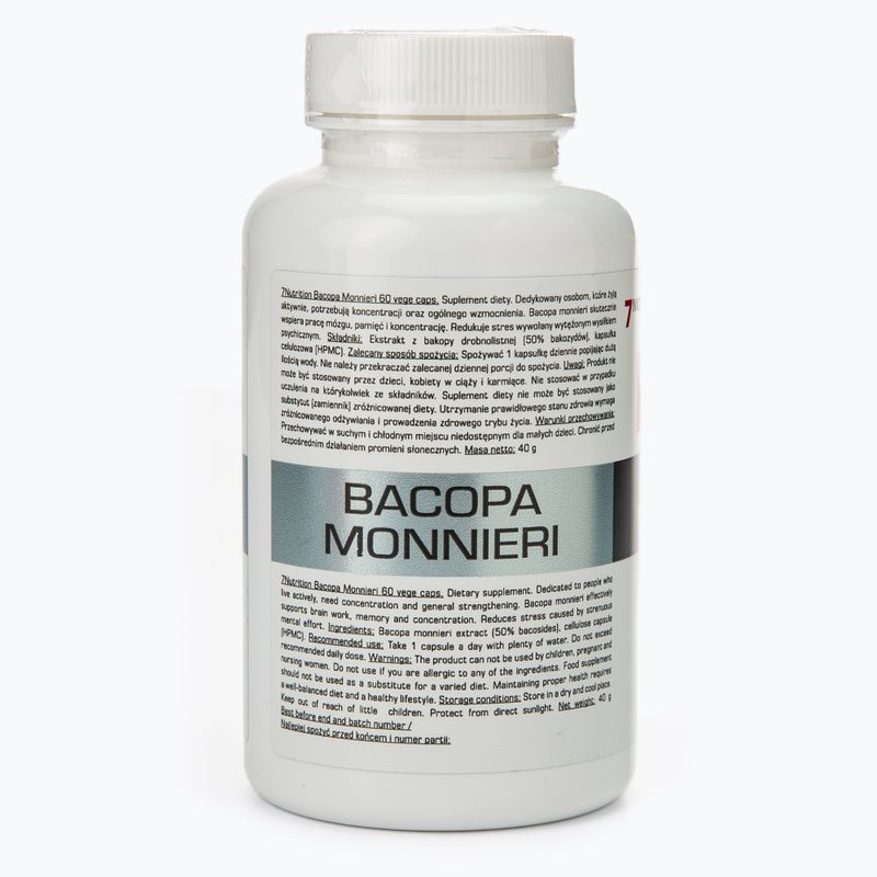 Integratore 7Nutrition Bacopa Monnieri 550 mg 60 capsule 2