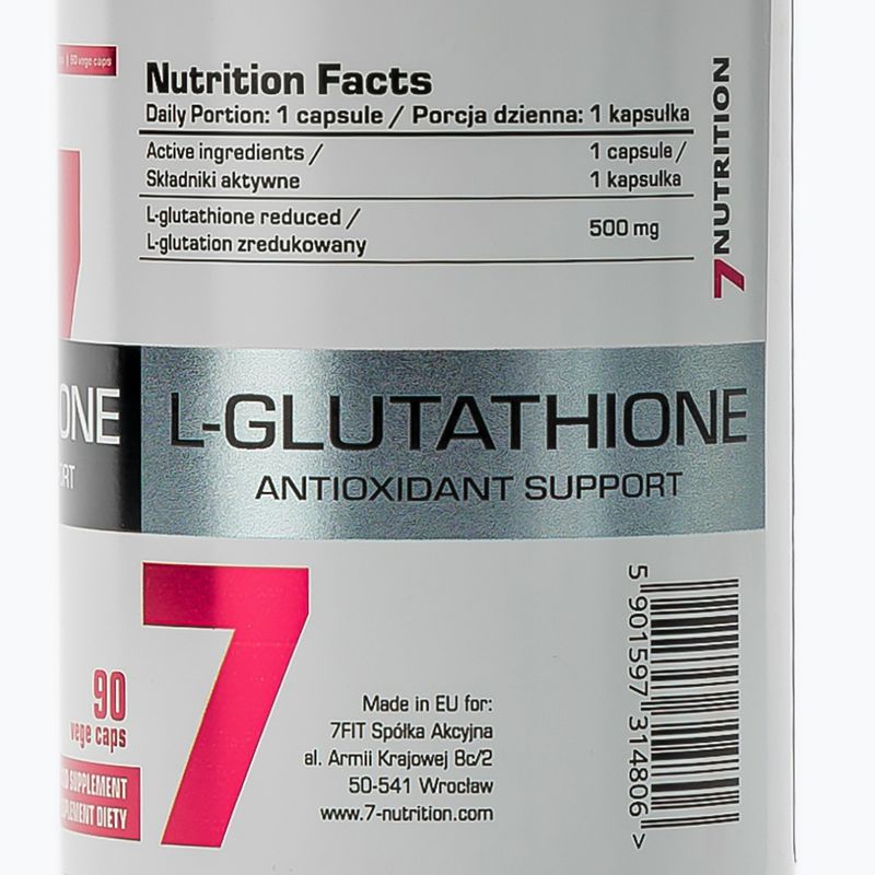 7Nutrition Integratore di L-Glutatione 90 capsule 3