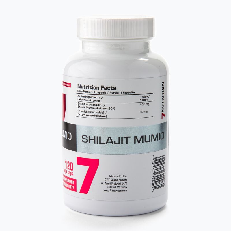 Integratore 7Nutrition Shilajit Mumio 400 mg 120 capsule 3