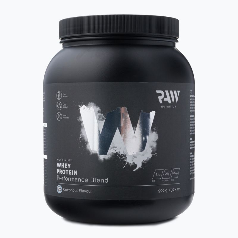 Proteine del siero di latte Raw Nutrition al cocco 900 g