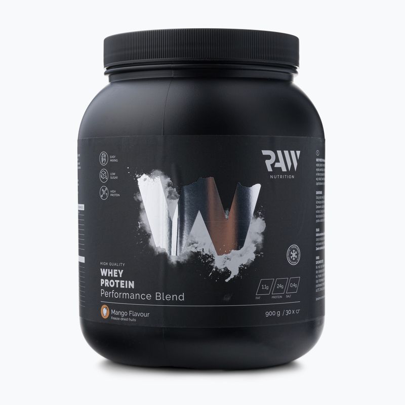 Proteine del siero del latte Raw Nutrition Mango 900 g