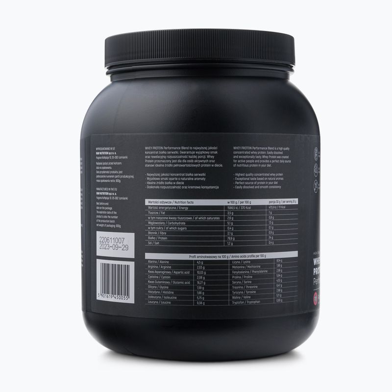 Proteine del siero di latte Raw Nutrition al lampone 900 g 3