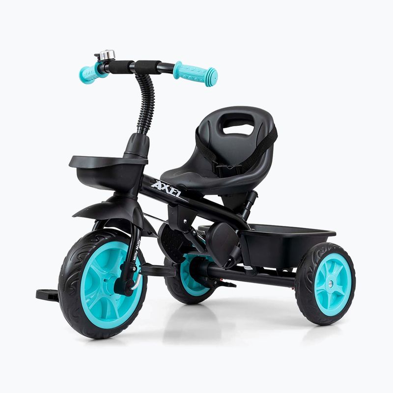 Bicicletta senza pedali a tre ruote Milly Mally Axel black 3