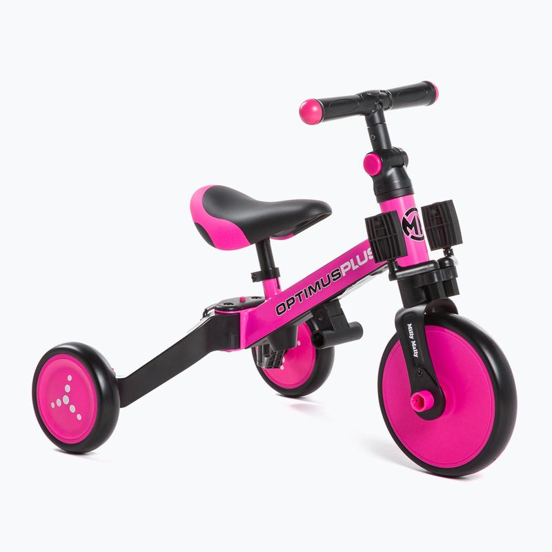 Milly Mally 4in1 triciclo Optimus Plus rosa 4