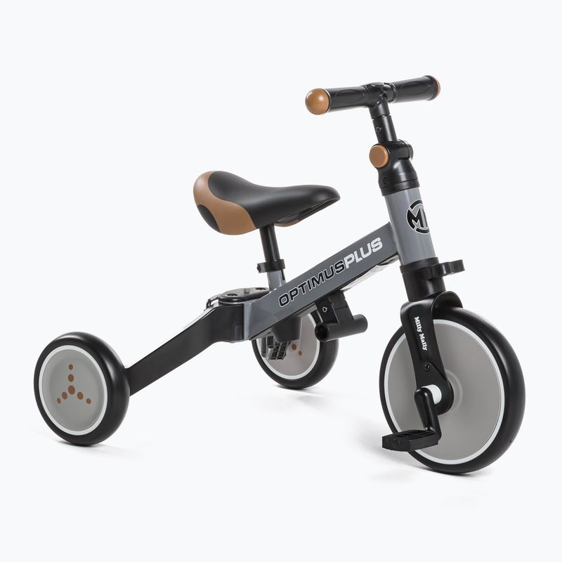 Milly Mally 4in1 triciclo Optimus Plus grigio 5