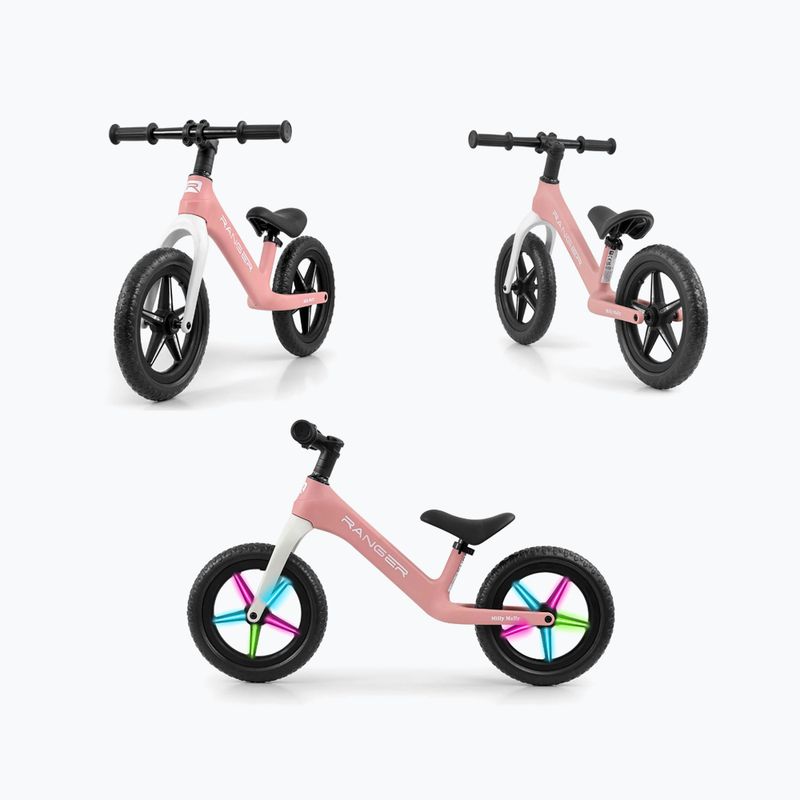 Bicicletta senza pedali Milly Mally Ranger Flash pink 8