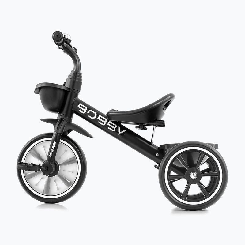Bicicletta senza pedali a tre ruote Milly Mally Bobby black 2