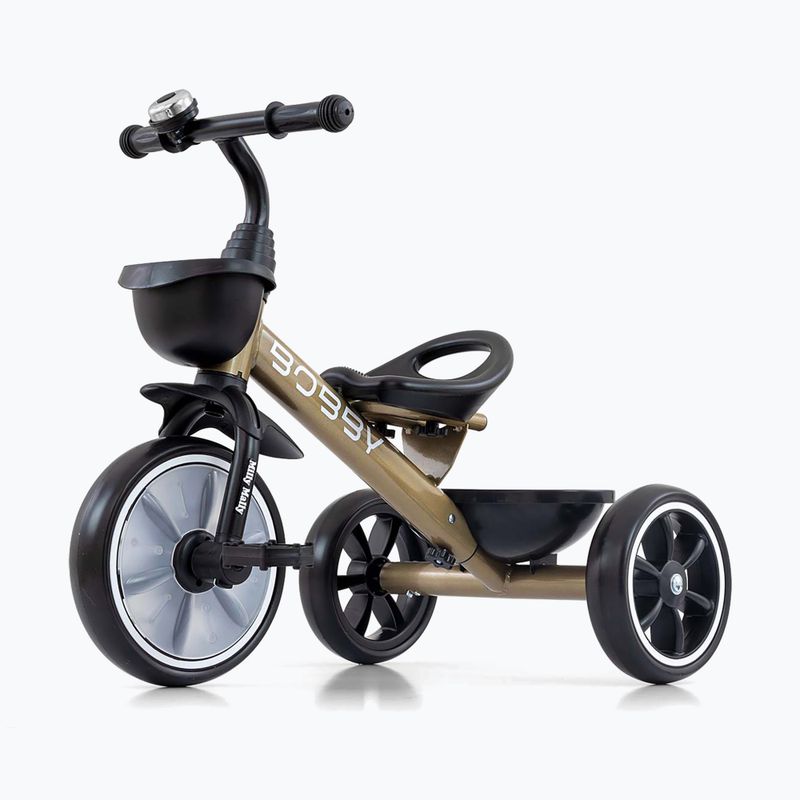 Bicicletta senza pedali a tre ruote Milly Mally Bobby golden
