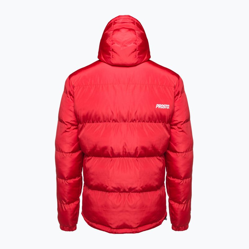 PROSTO giacca invernale da uomo Winter Adament rosso 7