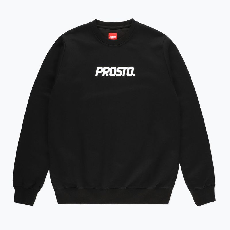 Felpa PROSTO Logo uomo nero