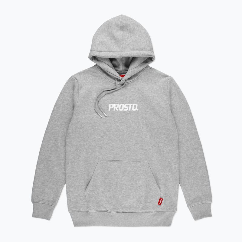 PROSTO felpa da uomo Doit grigio